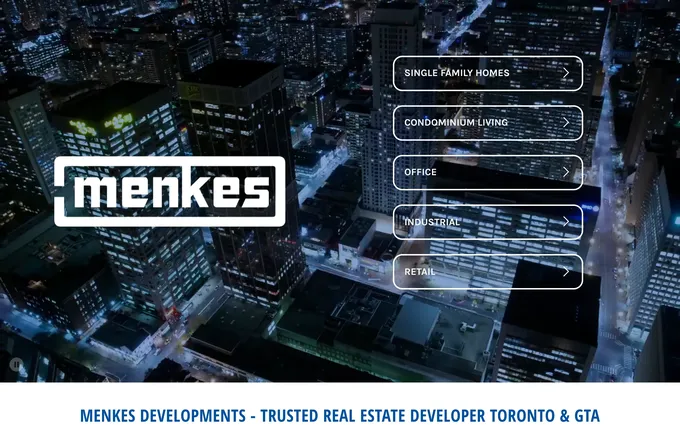 Menkes website screenshot